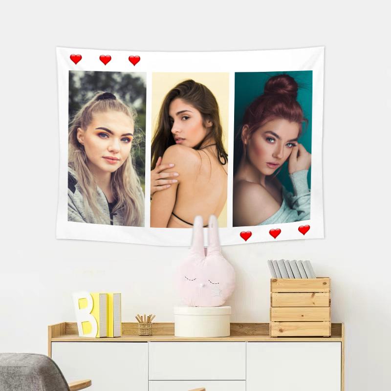 Create Your Own Photo Collage Tapestry-BlingPainting-Customized Products Make Great Gifts