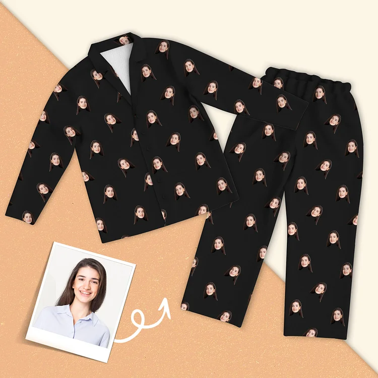 Custom Face Pajamas, Personlaised Pajamas For Gifts-BlingPainting-Customized Products Make Great Gifts