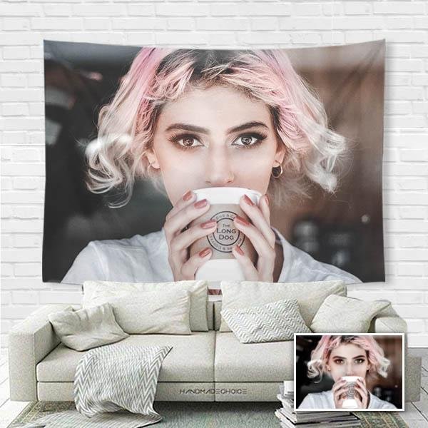 Custom Tapestry From Photo Personalized Wall Tapestry Printing, Make
