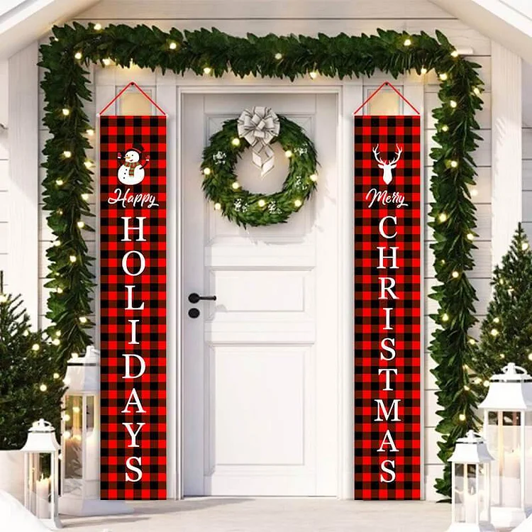 Christmas Home Door Decor Banner, Best Gifts 2022-BlingPainting-Customized Products Make Great Gifts