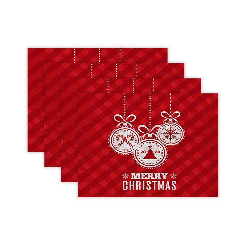2022 Best Decor Gifts. Christmas Decor Text Placemat-BlingPainting-Customized Products Make Great Gifts