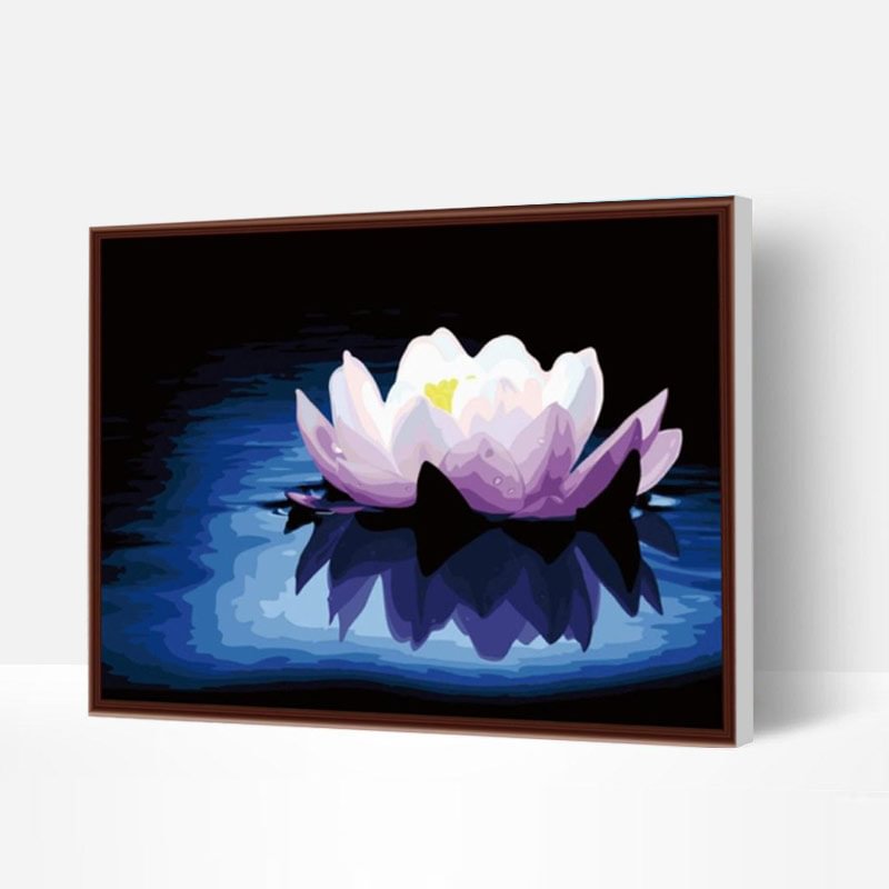 Paint by Numbers Kit - Blooming Lotus-BlingPainting-Customized Products Make Great Gifts