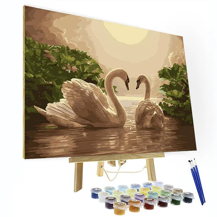 Paint by Numbers Kit - Love goose-BlingPainting-Customized Products Make Great Gifts