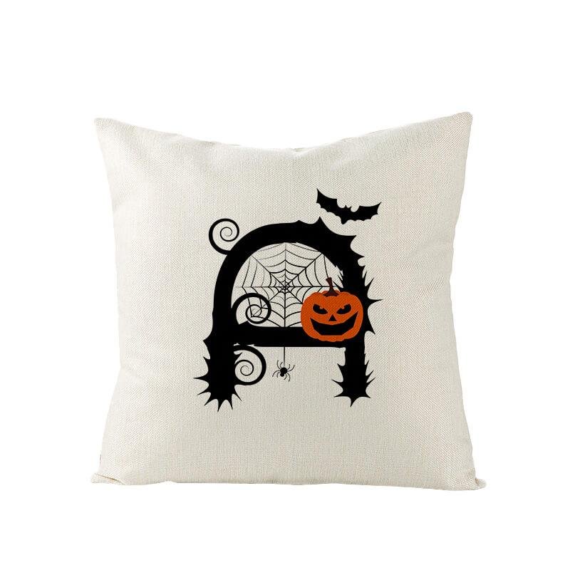 Halloween Decor Linen Letter Throw Pillow-BlingPainting-Customized Products Make Great Gifts