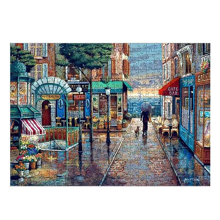 Romantic Town Jigsaw Puzzle For Adults 1000 Pieces - Unique Gifts-BlingPainting-Customized Products Make Great Gifts