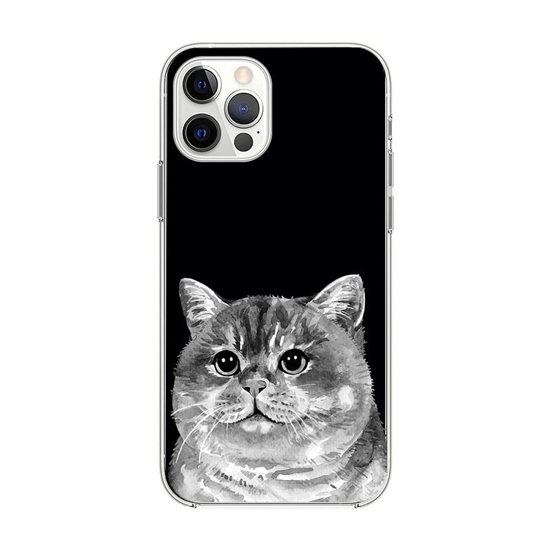 Cute Cat iPhone Case-BlingPainting-Customized Products Make Great Gifts