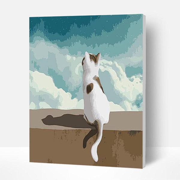 Paint by Numbers Kit for Kids- Naughty cat, Creative Gifts-BlingPainting-Customized Products Make Great Gifts