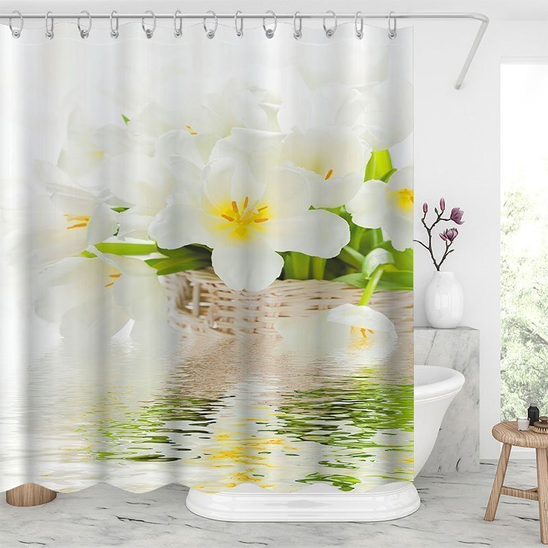 Floral Shower Curtains-BlingPainting-Customized Products Make Great Gifts