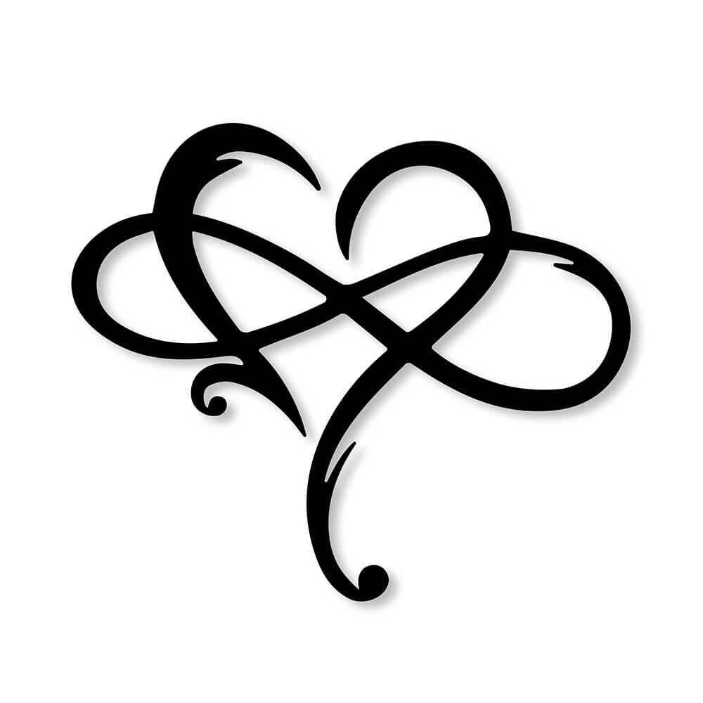 Infinite Heart Metal Sign Wedding Gifts for Couples Best Gifts-BlingPainting-Customized Products Make Great Gifts