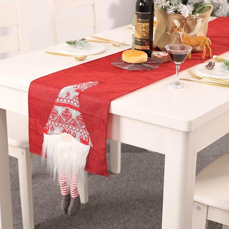 Christmas Elf Table Runner - Good Gifts Decor 2021-BlingPainting-Customized Products Make Great Gifts