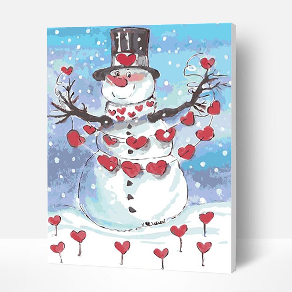 Paint by Numbers Kit - Good Morning Snowmen, Creative Gifts-BlingPainting-Customized Products Make Great Gifts