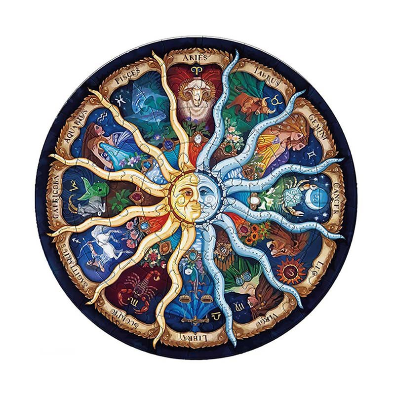 Mandala Zodiac Jigsaw Puzzle For Adults 1000 Pieces - Thoughtful Gifts-BlingPainting-Customized Products Make Great Gifts