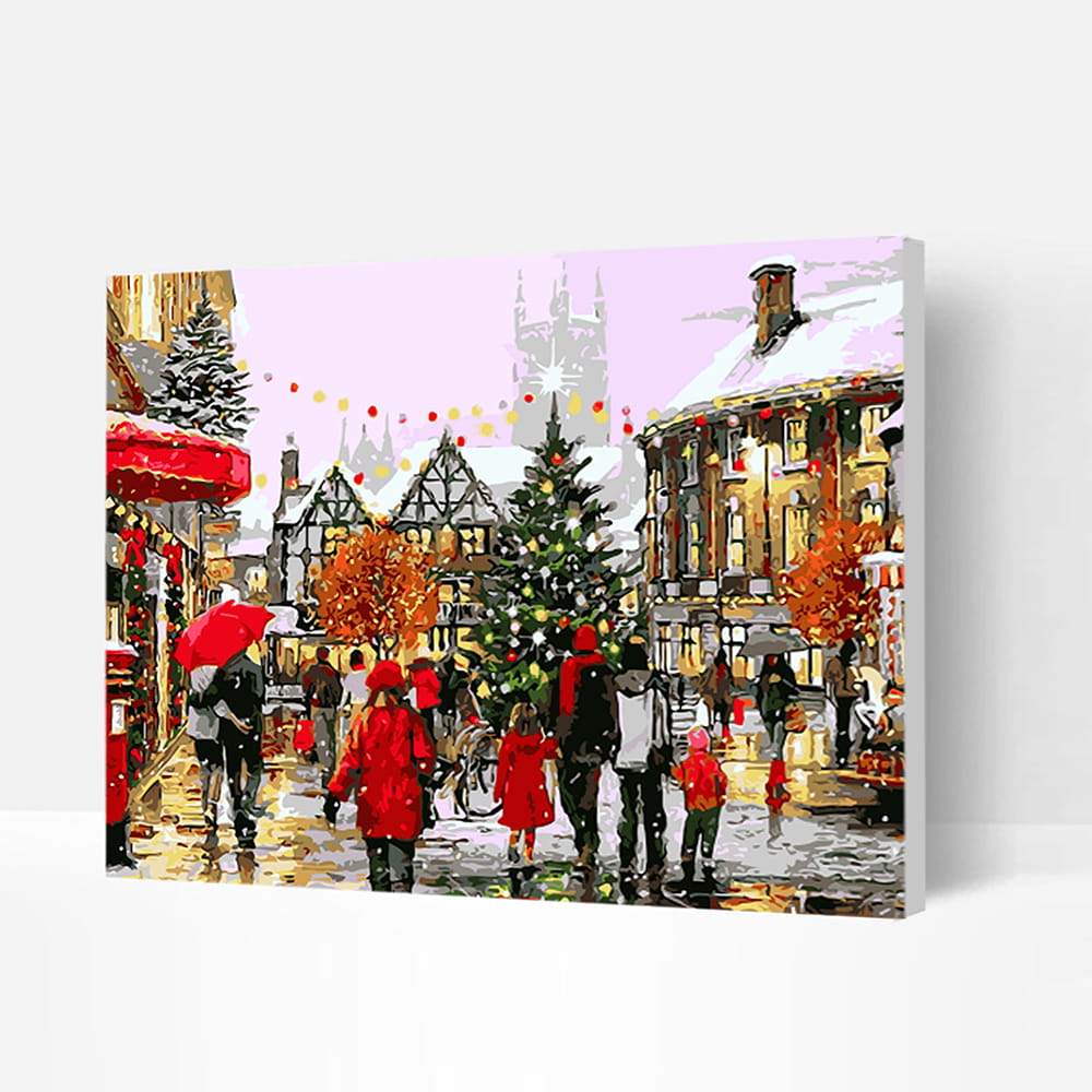 Paint by Numbers Kit - Let it Snow, Best Gifts-BlingPainting-Customized Products Make Great Gifts