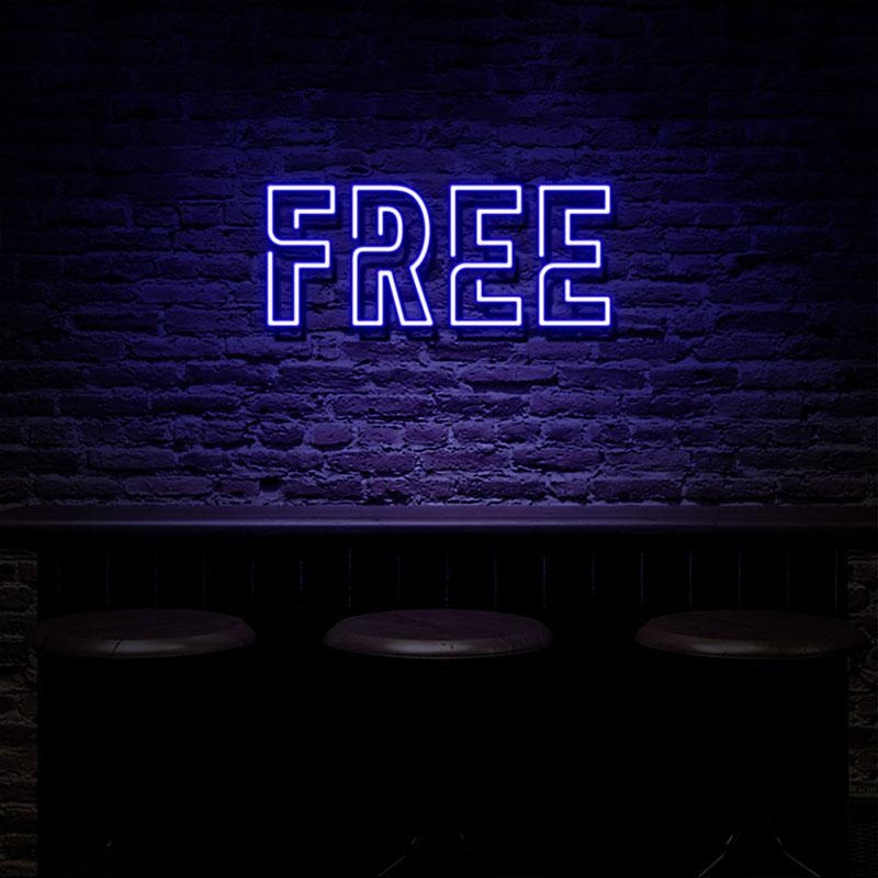 Neon Sign Text Art Decor for Home Birthday Party-BlingPainting-Customized Products Make Great Gifts