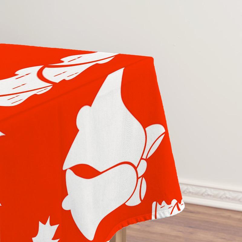 Best Decor Gifts. Christmas Decor Waterproof Red Bell Tablecloth-BlingPainting-Customized Products Make Great Gifts