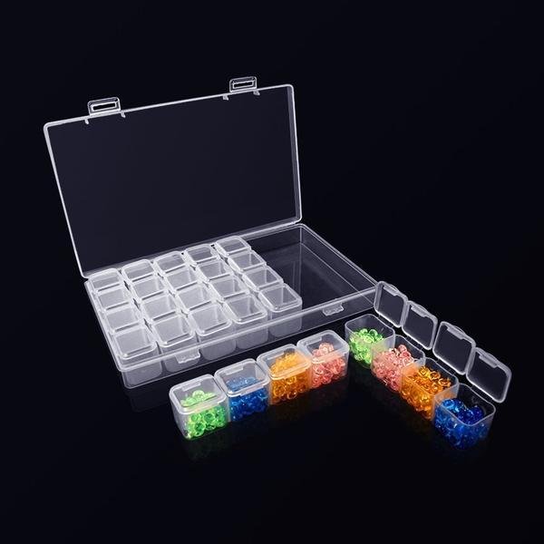 28-Slot Break-Apart Diamond Storage Box for Diamond Painting-BlingPainting-Customized Products Make Great Gifts