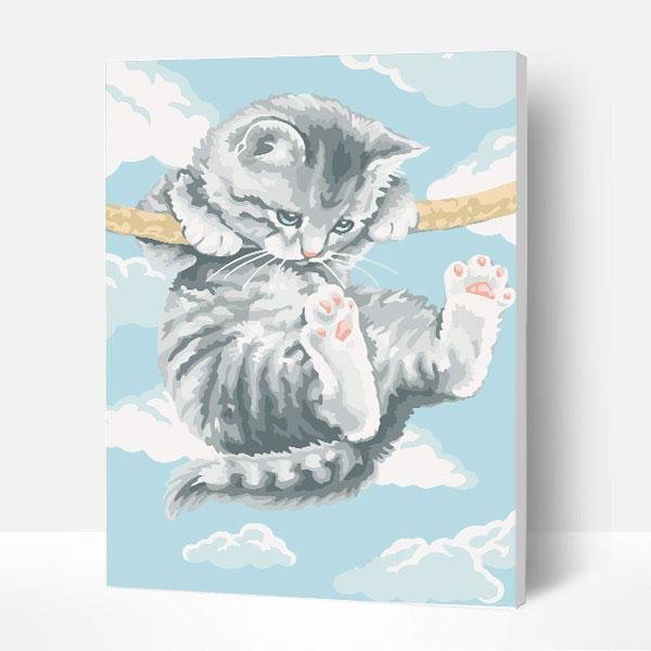 Paint by Numbers Kit -  Watch out, Kitten-BlingPainting-Customized Products Make Great Gifts
