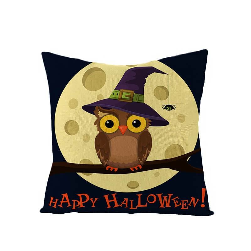 Halloween Decor Linen Cute Animal Throw Pillow-BlingPainting-Customized Products Make Great Gifts