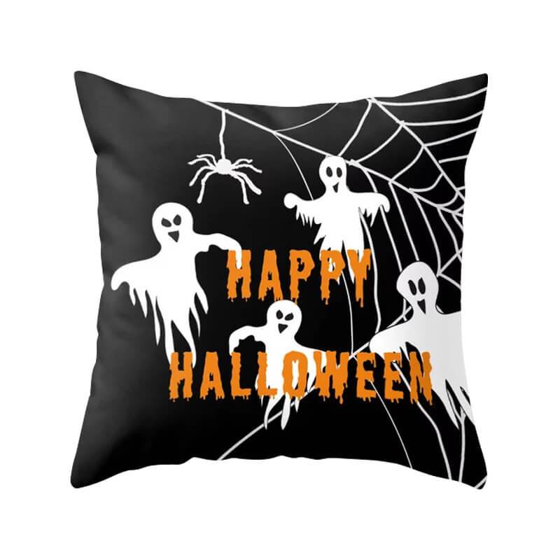 Halloween Decor Linen Ghost Throw Pillow-BlingPainting-Customized Products Make Great Gifts