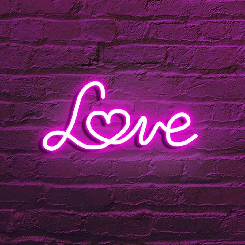 Love Neon Sign Art Decor-BlingPainting-Customized Products Make Great Gifts