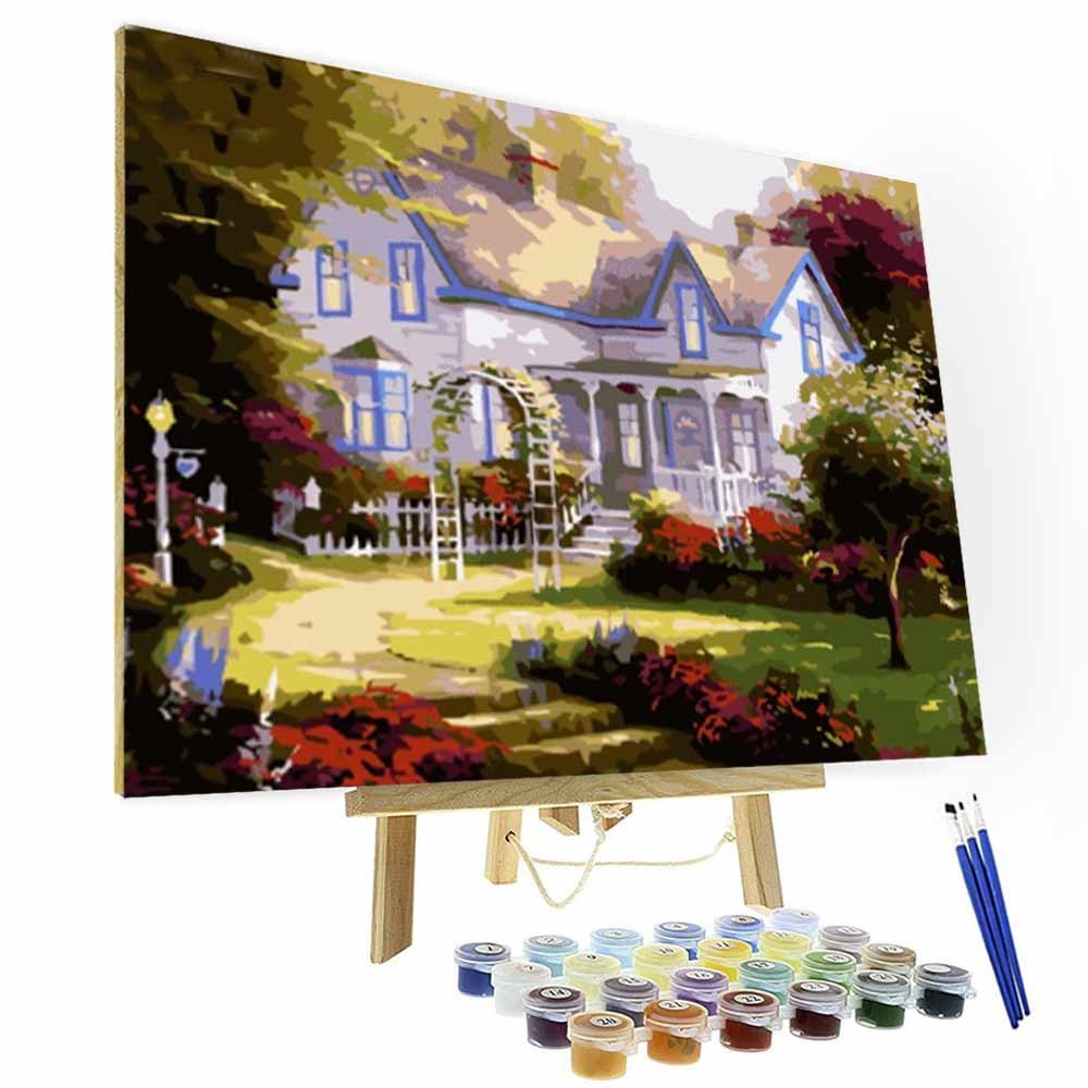 Paint by Number Kits - Dream House-BlingPainting-Customized Products Make Great Gifts