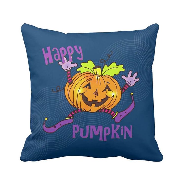 Halloween Fall Pumpkin Decorative Throw Pillow-BlingPainting-Customized Products Make Great Gifts