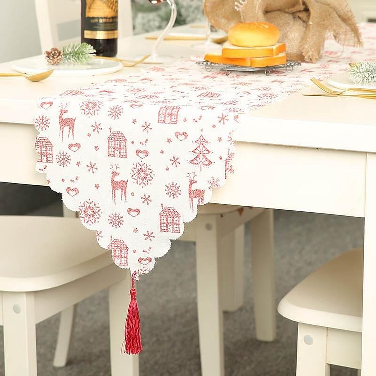 Christmas Snowflake Macrame Table Runner - Best Gifts Decor-BlingPainting-Customized Products Make Great Gifts