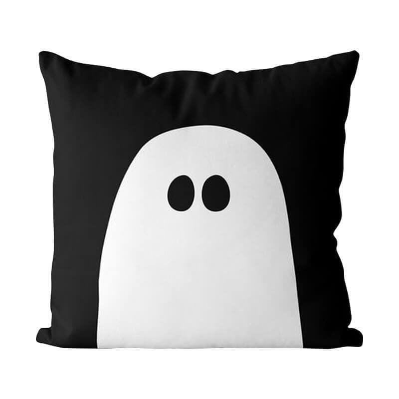 Halloween Decor Linen Ghost Throw Pillow C-BlingPainting-Customized Products Make Great Gifts