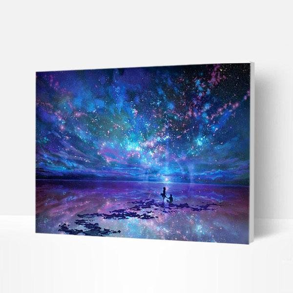 Paint by Numbers Kit - Fantasy Star Sea-BlingPainting-Customized Products Make Great Gifts