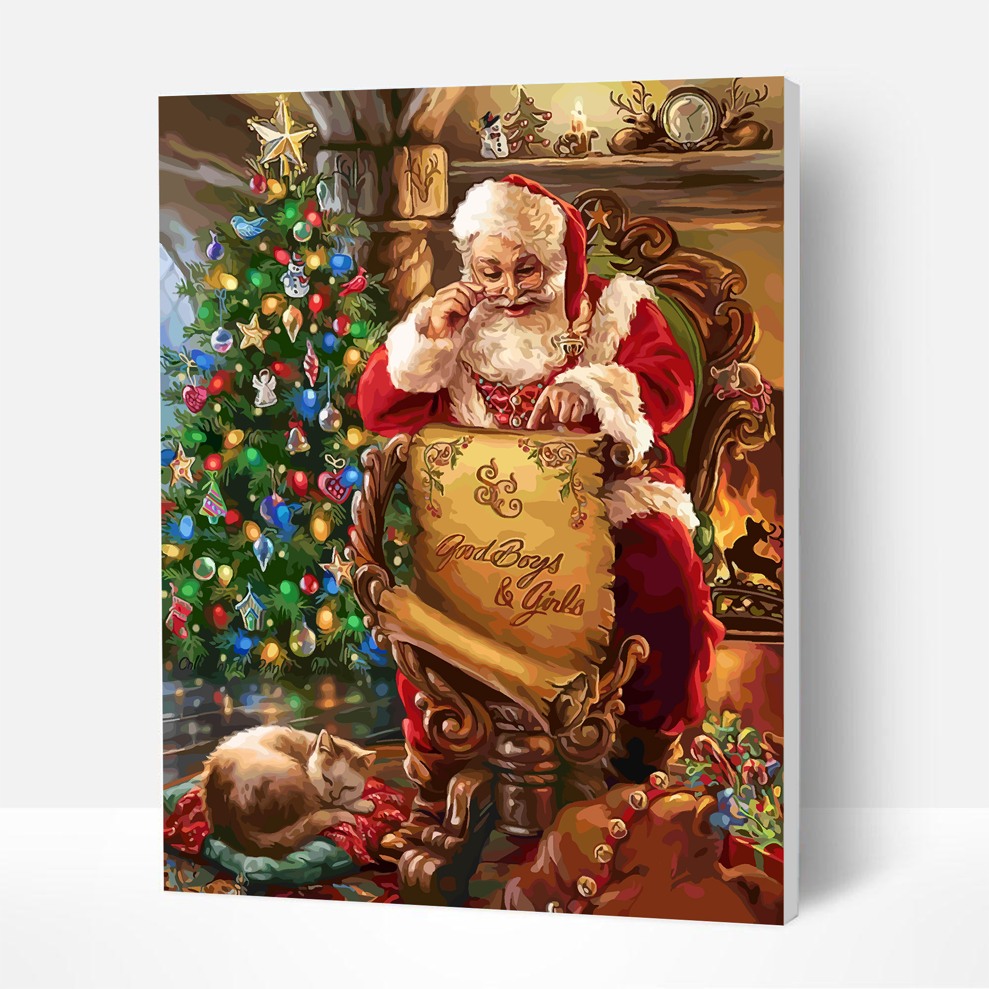 Paint by Numbers Kit - Good Boys & Girls, Best Gifts for Her 2022-BlingPainting-Customized Products Make Great Gifts