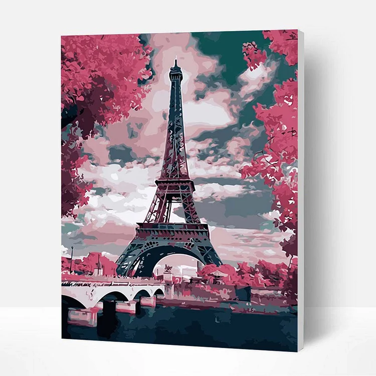 Paint by Numbers Kit - Eiffel tower-BlingPainting-Customized Products Make Great Gifts