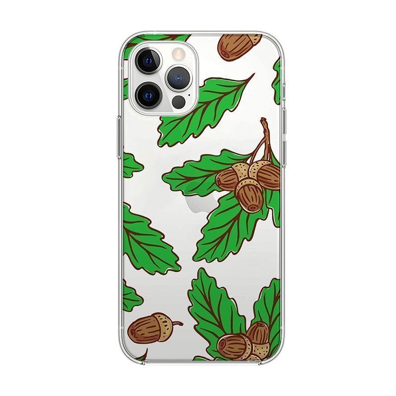 Olive Branch With Pine Cones iPhone Case-BlingPainting-Customized Products Make Great Gifts