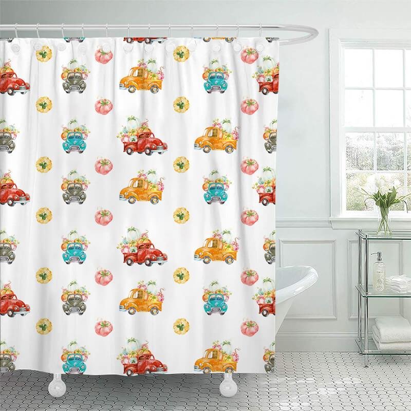 Thanksgiving Shower Curtain B-BlingPainting-Customized Products Make Great Gifts