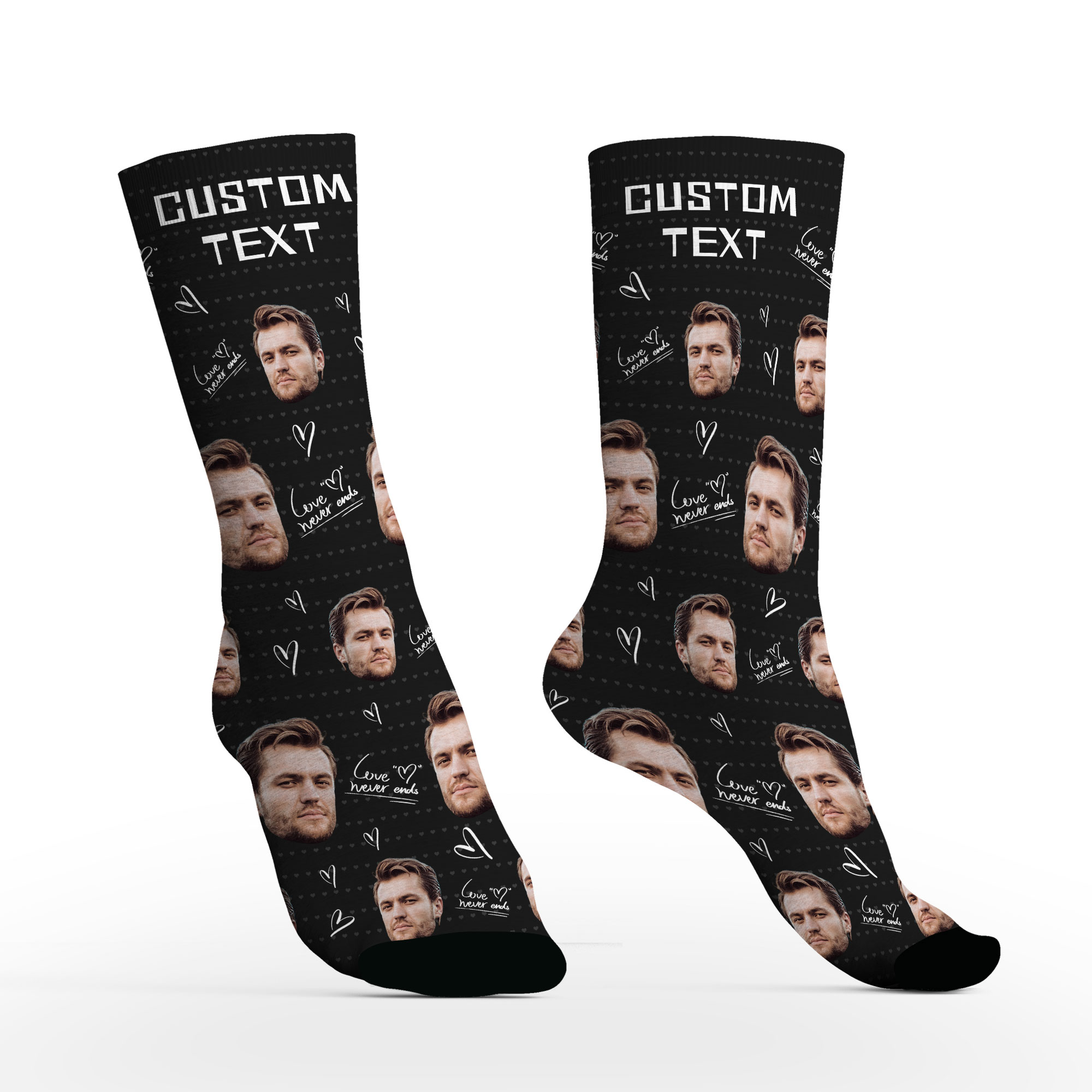 Custom Socks with Photos For Your Love-BlingPainting-Customized Products Make Great Gifts