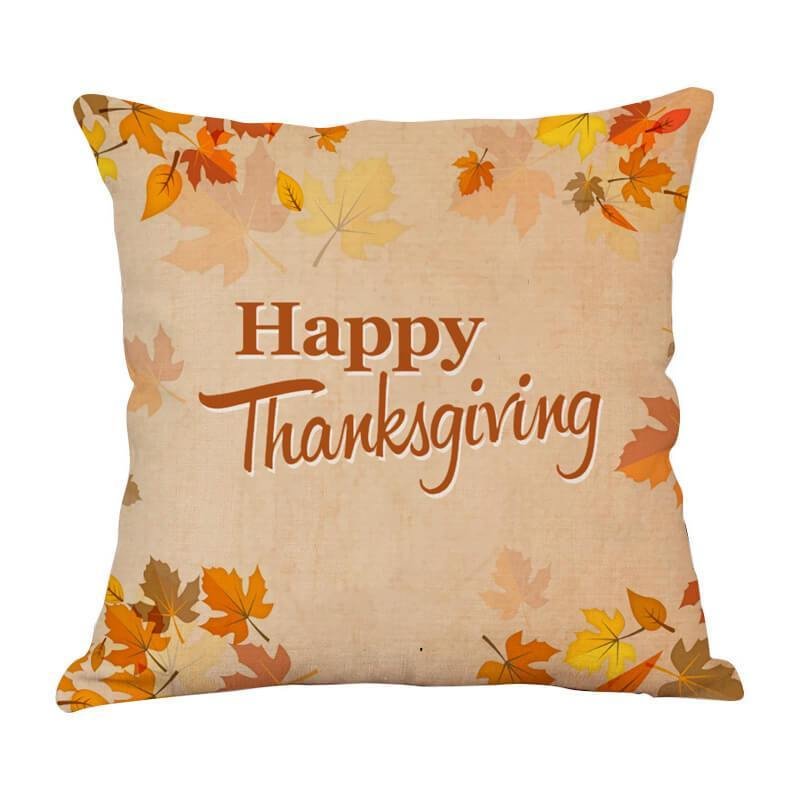 Thanksgiving Decor Leaf Throw Pillow B-BlingPainting-Customized Products Make Great Gifts