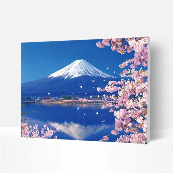 Paint by Numbers Kit -  Mount Fuji-BlingPainting-Customized Products Make Great Gifts