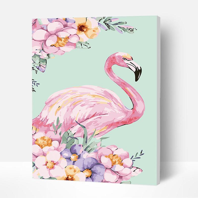 Paint by Numbers Kit for Kids - Fantasy Flamingo - Cute Gifts-BlingPainting-Customized Products Make Great Gifts