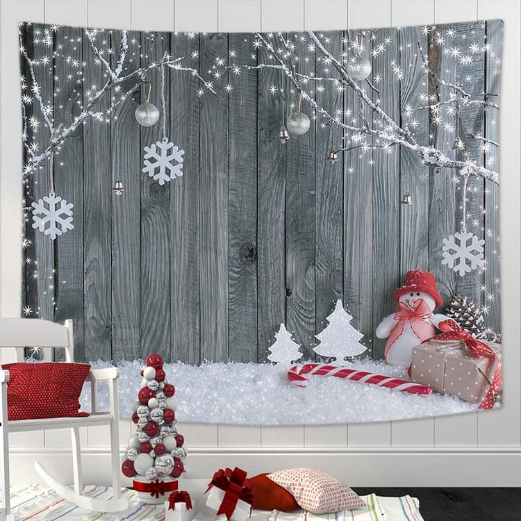 Christmas Photography Backdrops, Wall Art Background for Home Decoration, From snowy scenes to traditional Christmas backgrounds-BlingPainting-Customized Products Make Great Gifts