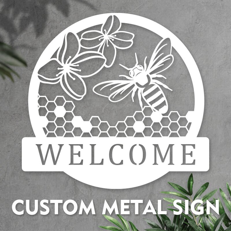 Customized Metal Sign-4X12inch-Black-BlingPainting-Customized Products Make Great Gifts