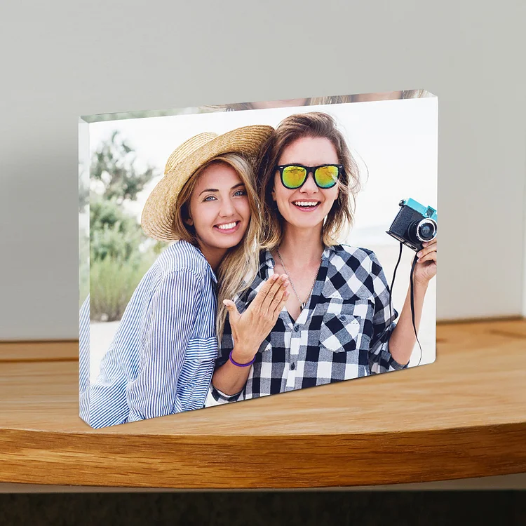 Custom Acrylic Photo Block for Families, Lover, Friends - Best Gifts-BlingPainting-Customized Products Make Great Gifts