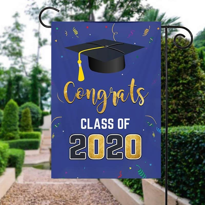 Graduation Garden Flag-BlingPainting-Customized Products Make Great Gifts