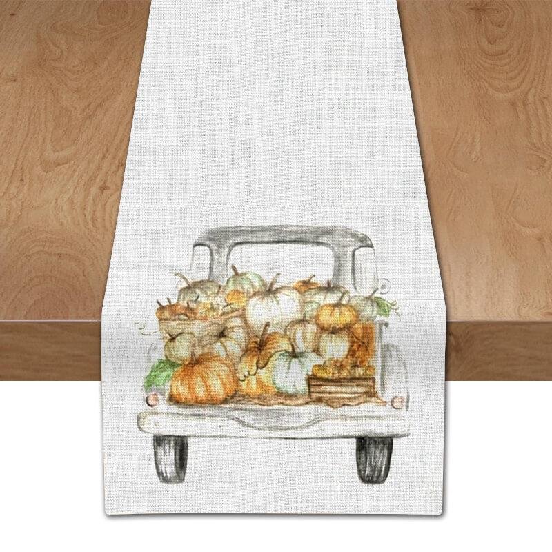 Thanksgiving Fall Table Runner D-BlingPainting-Customized Products Make Great Gifts