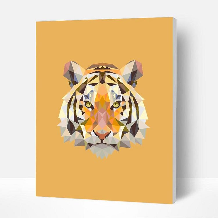 Paint by Numbers Kit for Kids - Yellow Tiger, Thoughtful Gifts 2022-BlingPainting-Customized Products Make Great Gifts