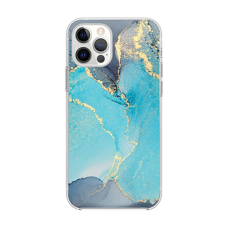 Dark Blue and Light Blue iPhone Case-BlingPainting-Customized Products Make Great Gifts