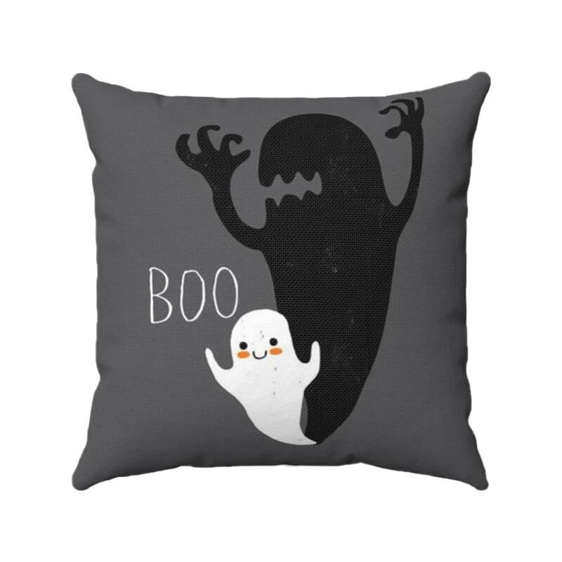 Halloween Decor Linen Ghost Throw Pillow B-BlingPainting-Customized Products Make Great Gifts