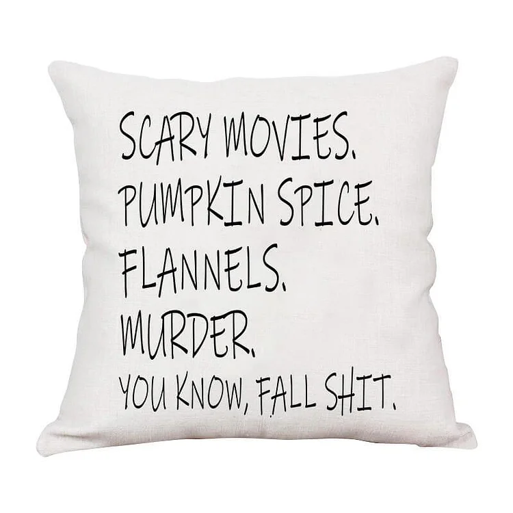 Halloween Throw Pillow with Lettering D-BlingPainting-Customized Products Make Great Gifts