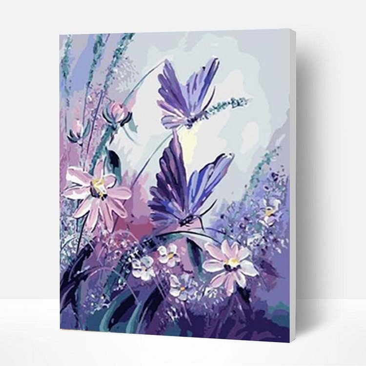 Paint by Numbers Kit - Crystal Butterfly-BlingPainting-Customized Products Make Great Gifts