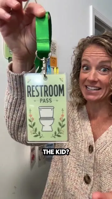 Personalized Classroom Hall Pass Set with 6 Breakaway Lanyards