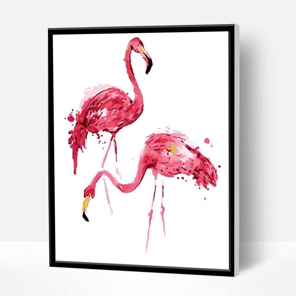 Paint by Numbers Kit - Flamingo-BlingPainting-Customized Products Make Great Gifts
