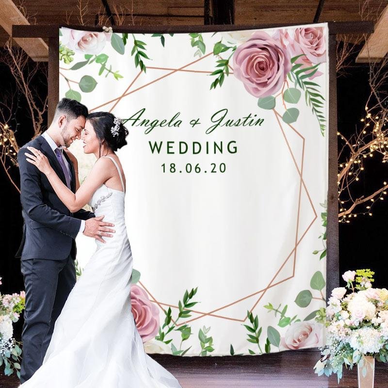 Custom Wedding Backdrop F-BlingPainting-Customized Products Make Great Gifts